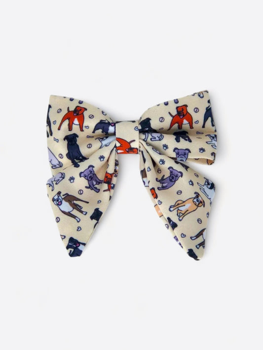 The Staffy Bow Tie