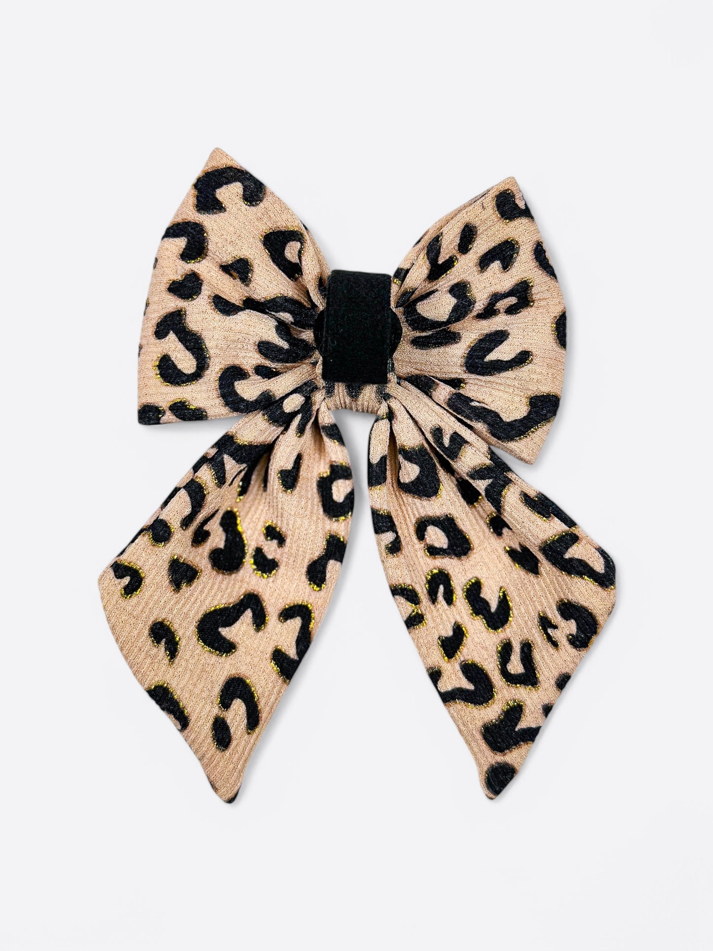 The Luxe Leopard (Beige) Bow Tie