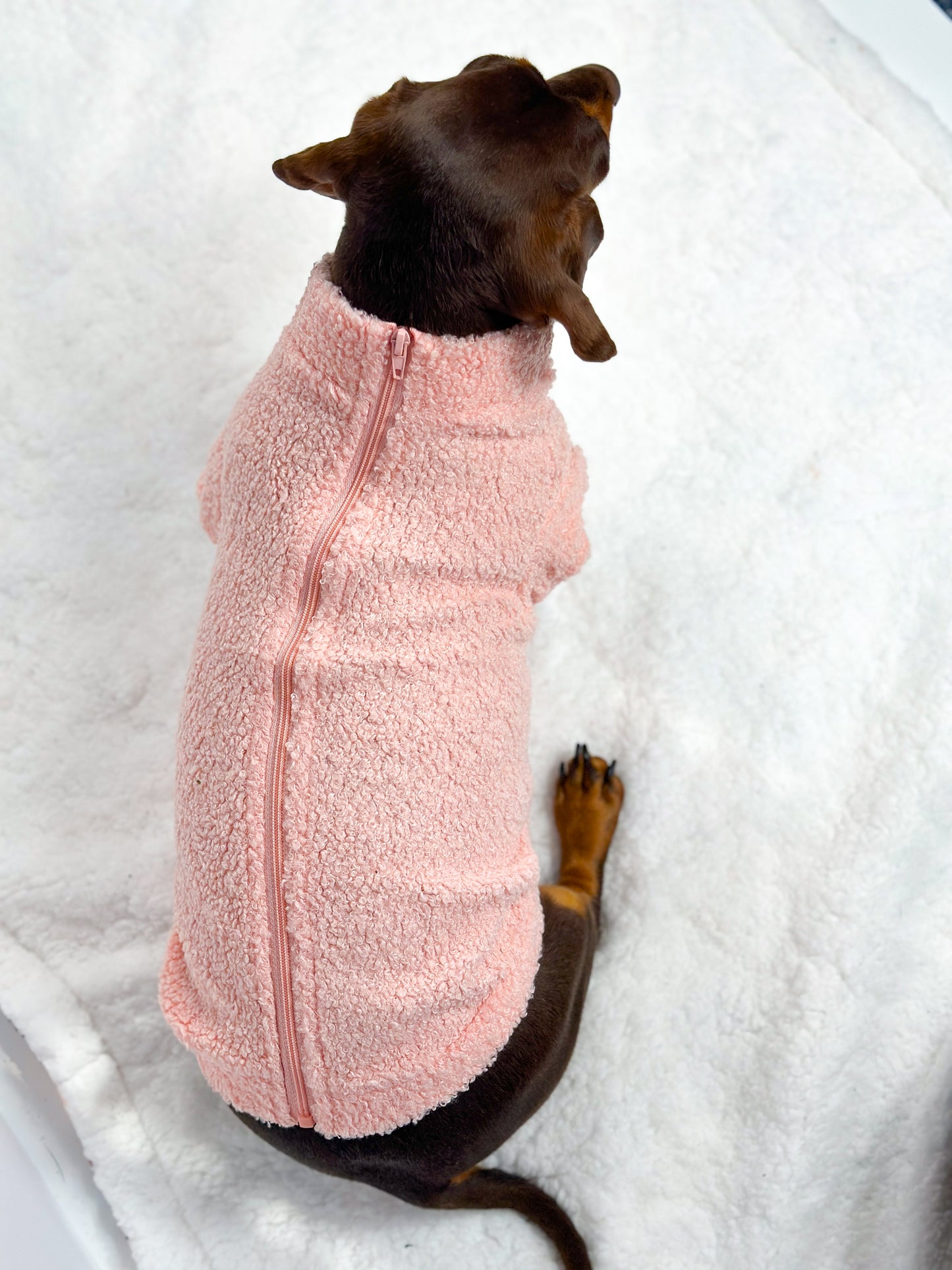 The Baby Pink Teddy Fleece