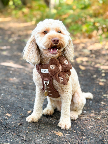 The Embroidered Little Bear Cub Bow Tie