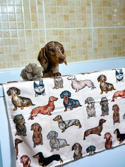 The Dachshund Dog Towel
