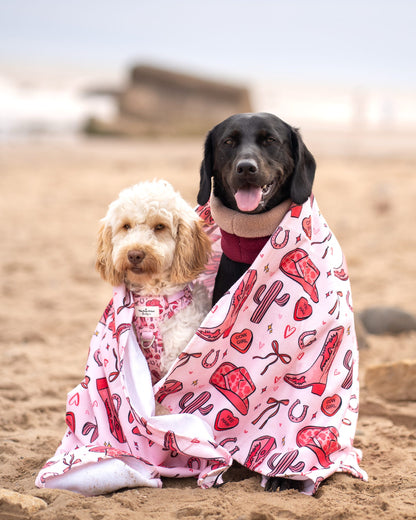 Giddy up Pup Beach Towel