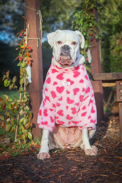 The Love Hearts Fluffy & Fabulous Fleece - Pink