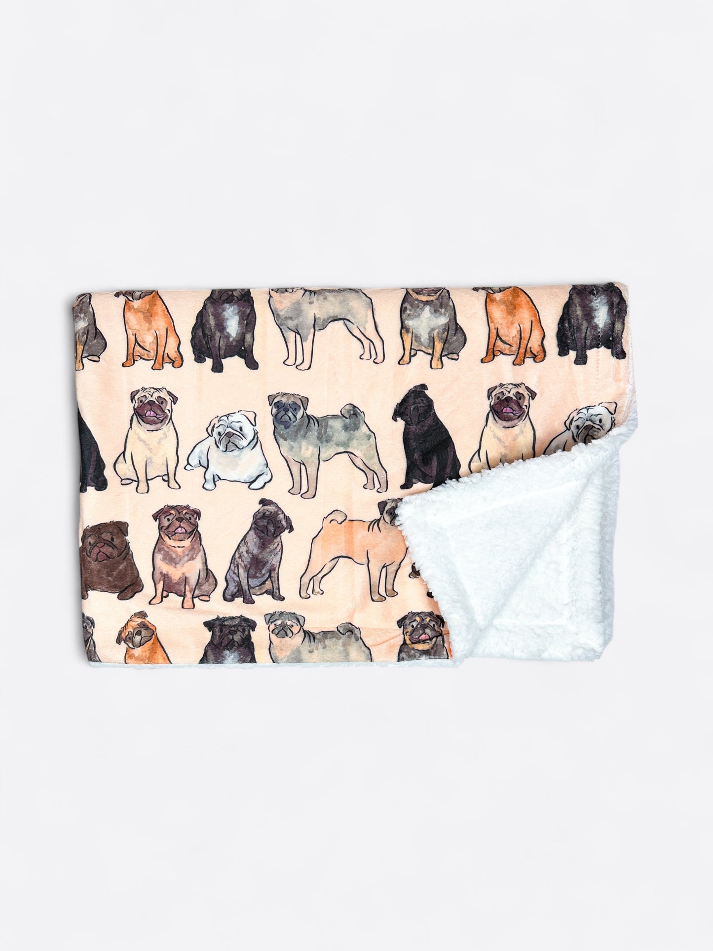 The Pug Dog Blanket