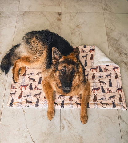 German Shepheard Dog Blanket