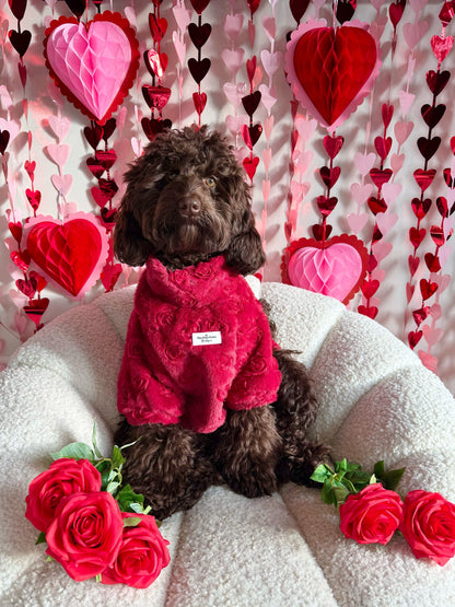 The Roses Fleece - Red