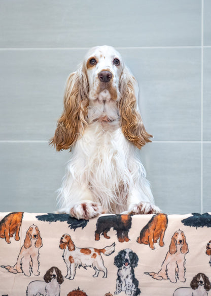 The Spaniel Dog Towel