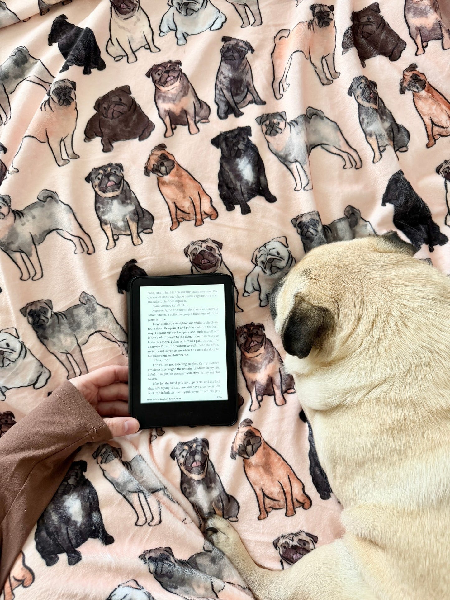 The Pug Human Blanket