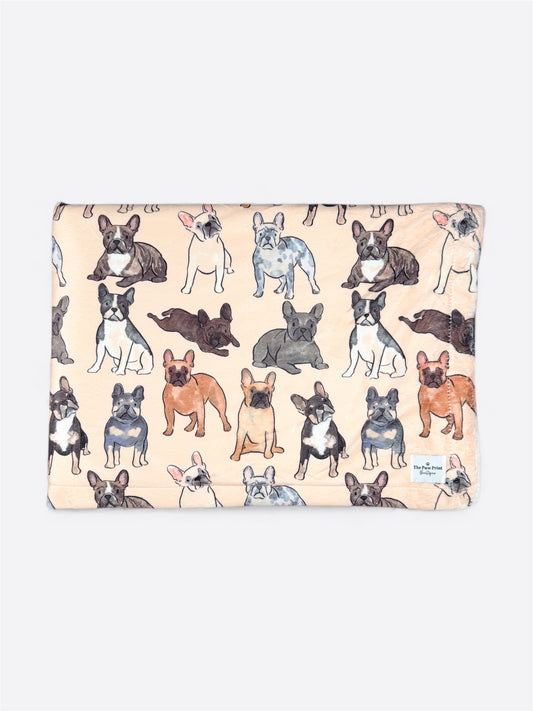 The French Bulldog Dog Blanket