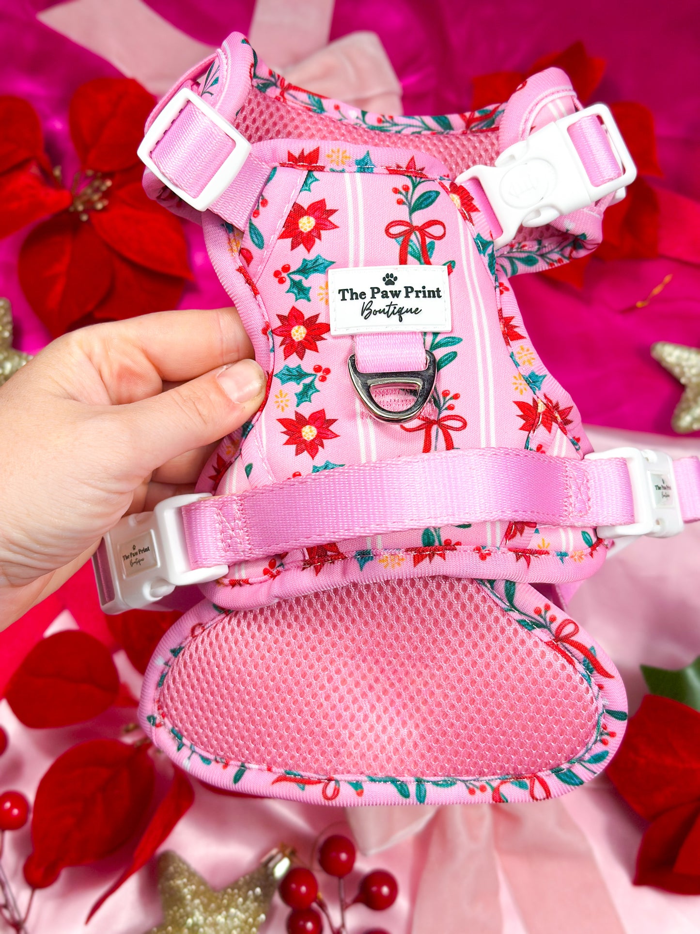 Merry Pinkmas Adventure Paws Harness