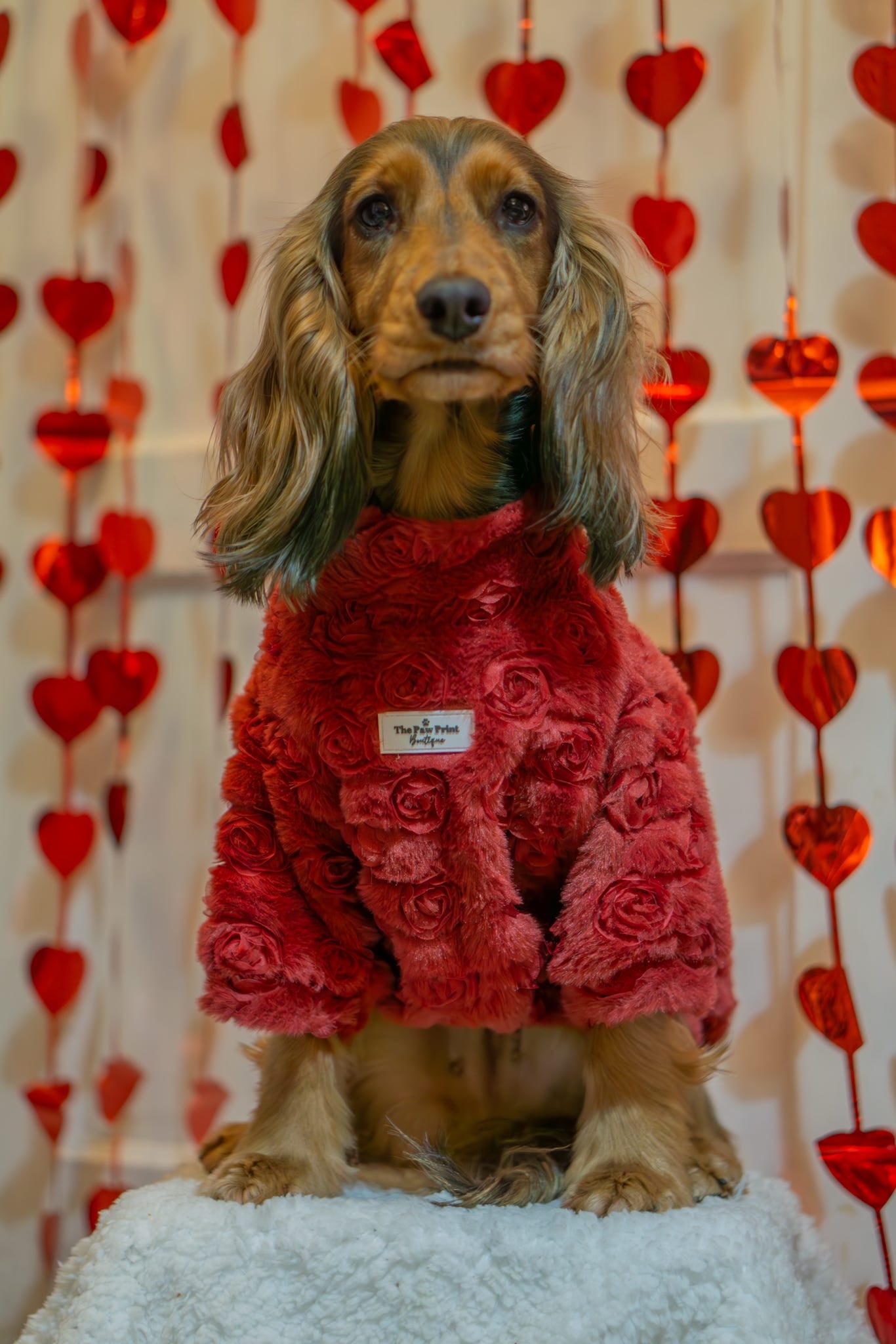 The Roses Fleece - Red