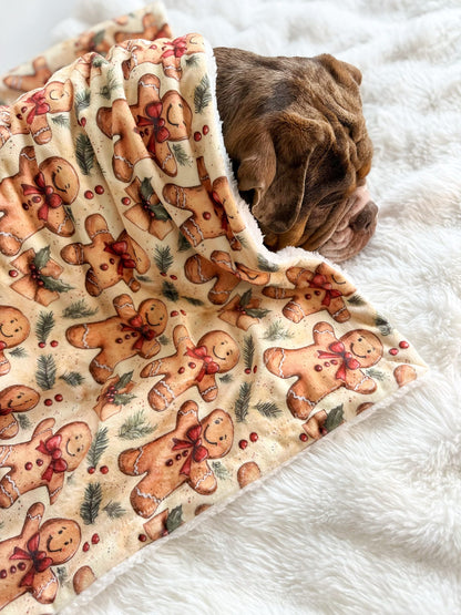 Gingerbread Grove Dog Blanket