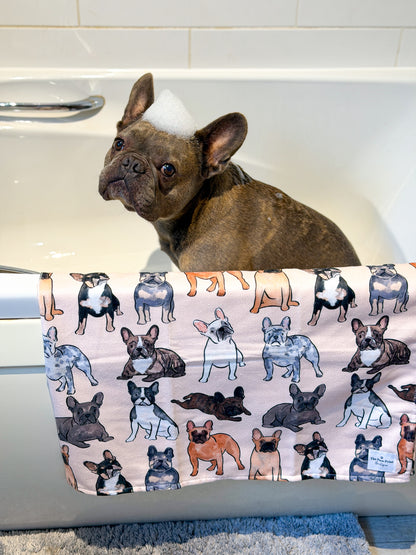 The French Bulldog Dog Towel
