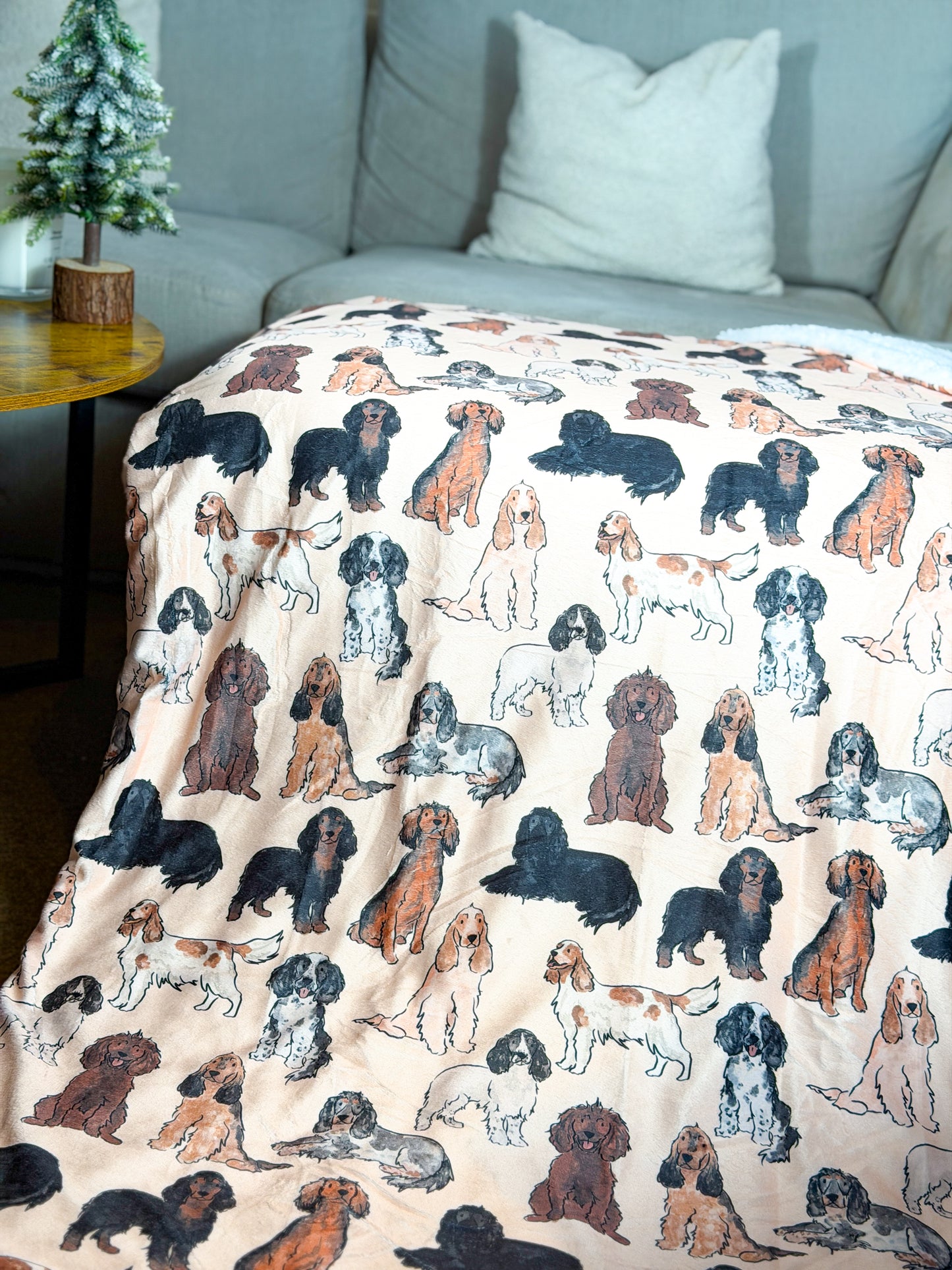 The Spaniel Human Blanket