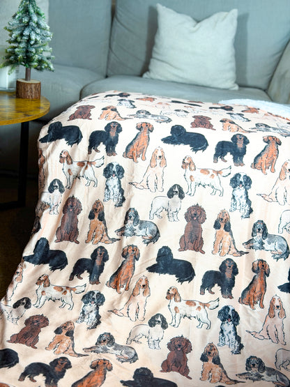The Spaniel Human Blanket
