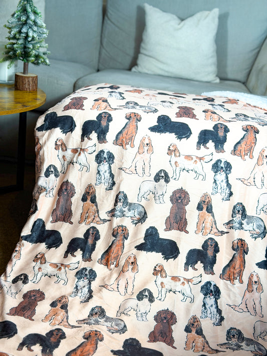 The Spaniel Human Blanket