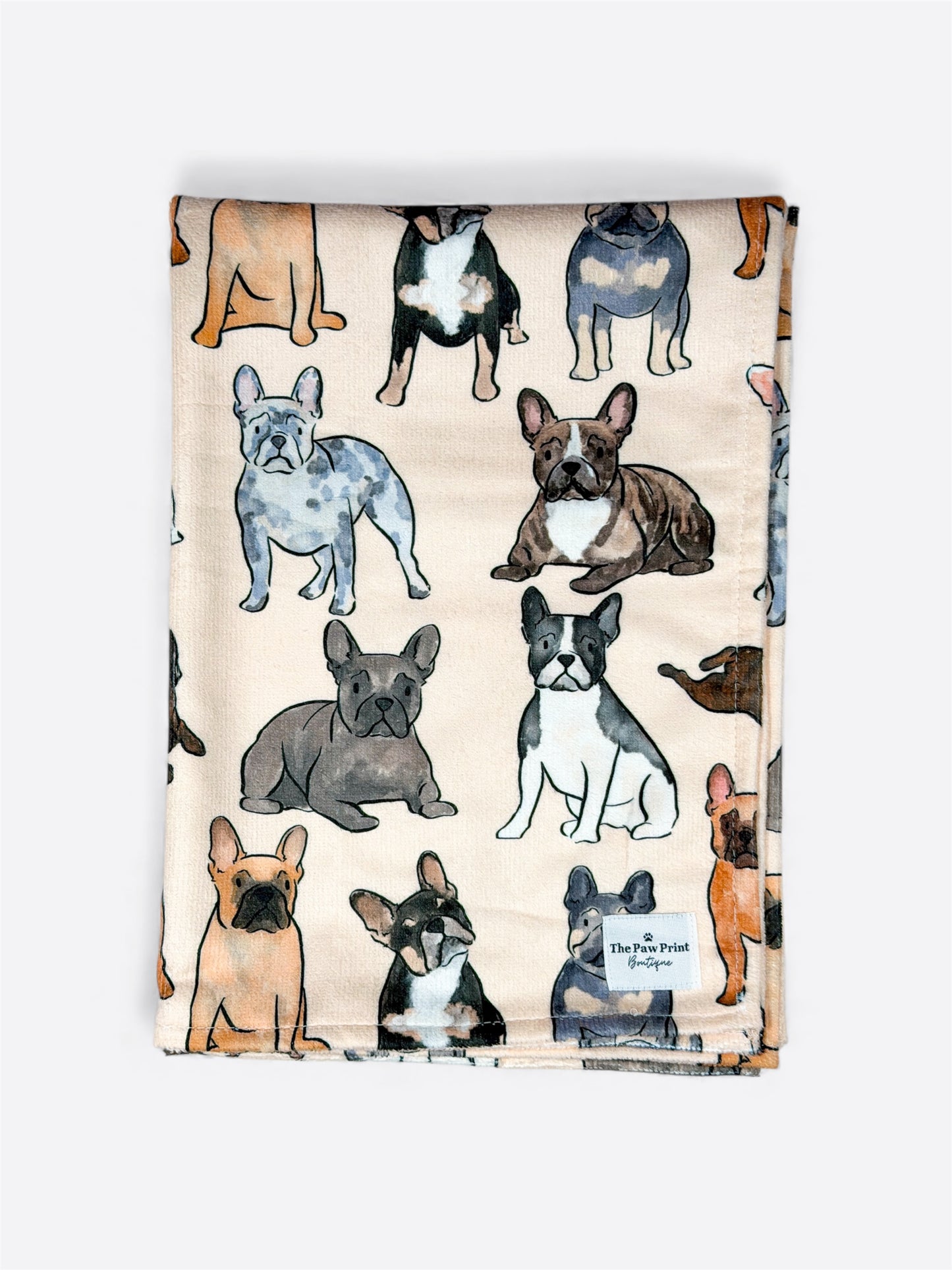 The French Bulldog Dog Towel