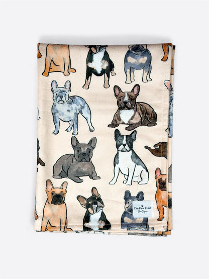 The French Bulldog Dog Towel