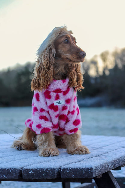 The Love Hearts Fluffy & Fabulous Fleece - Pink