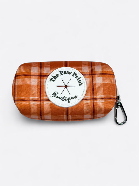 Pooches in Plaid Poo Bag Holder