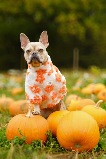 Orange Blossom Floral Fleece