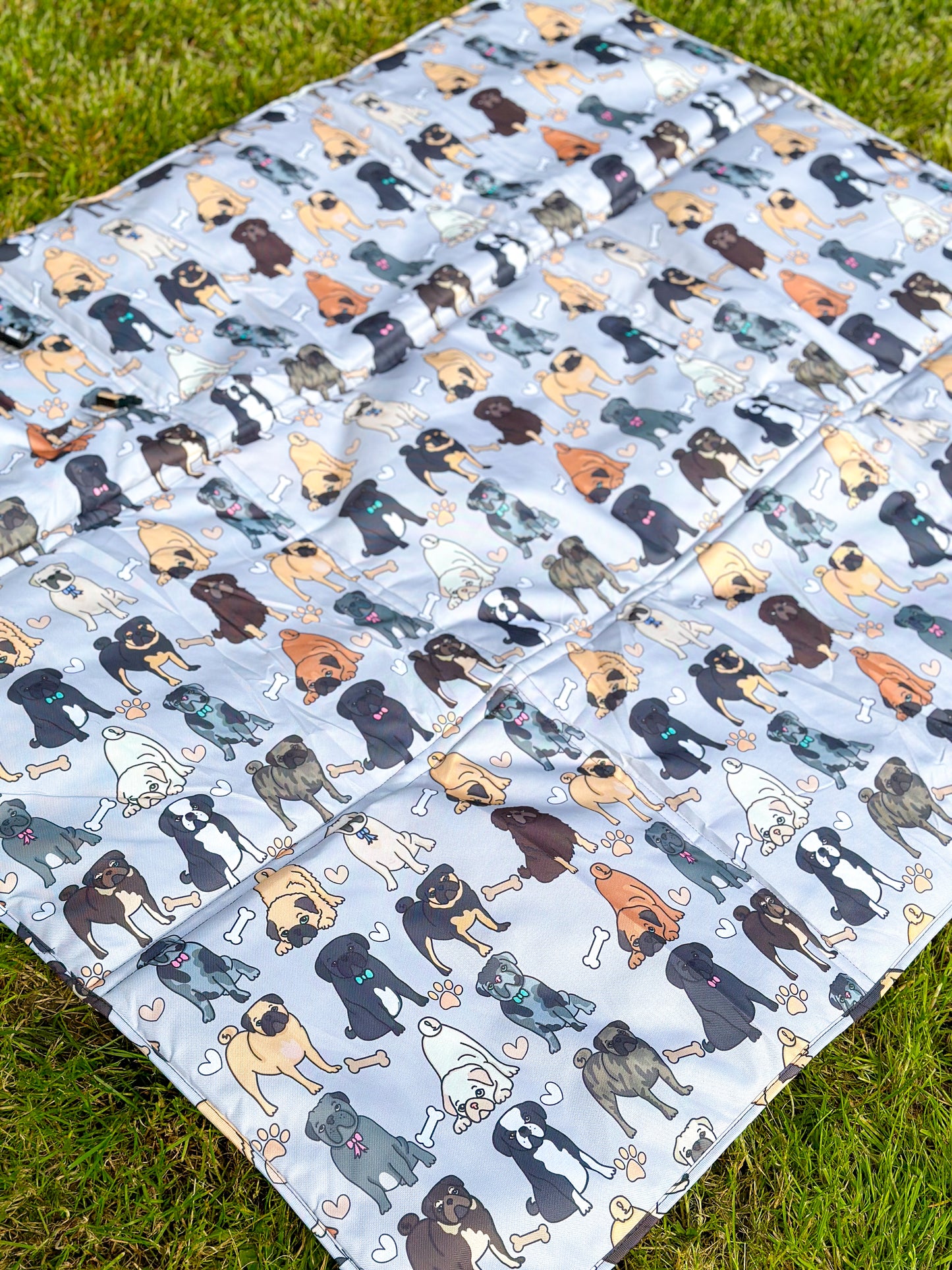 The Pug Picnic Mat