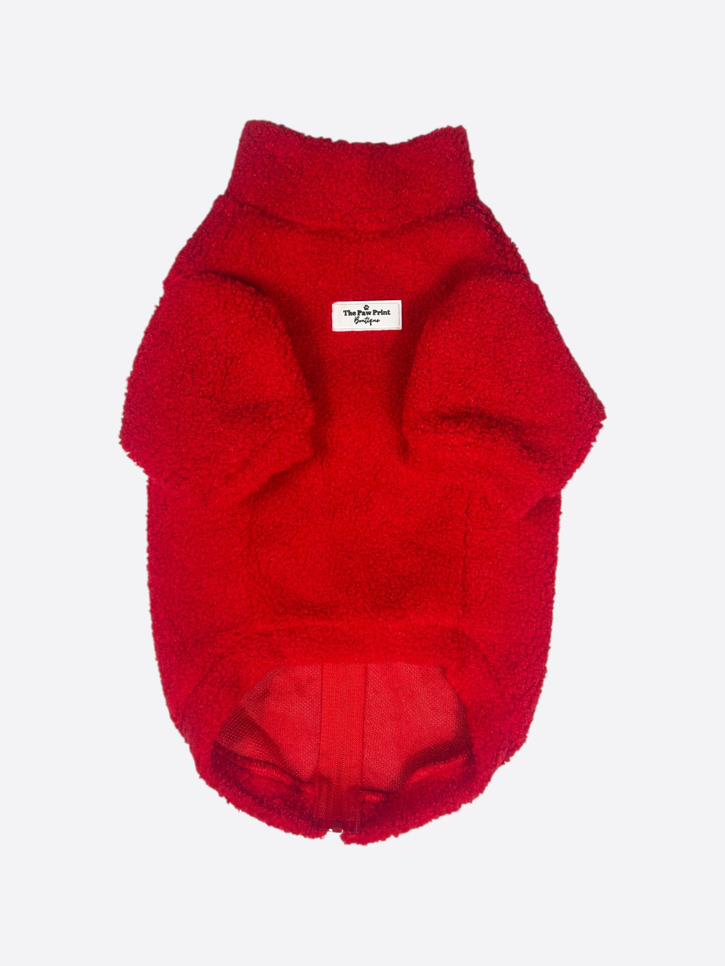 Teddy Fleece - Red Berry