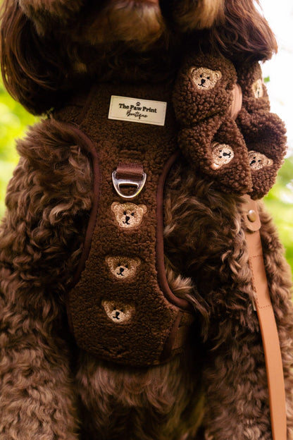 The Embroidered Little Bear Cub Bow Tie