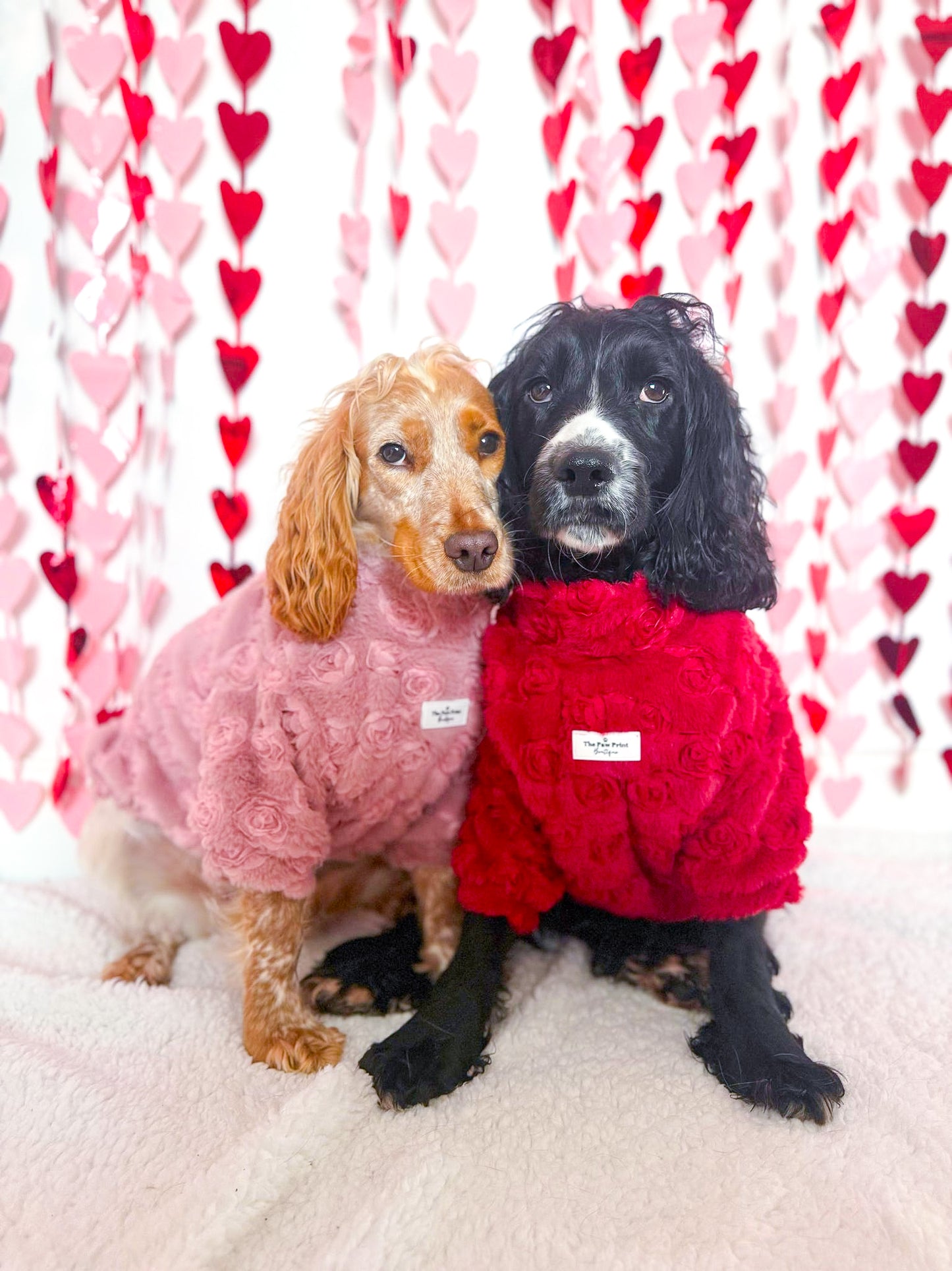 The Roses Fleece - Red