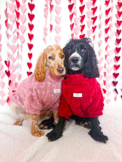 The Roses Fleece - Red