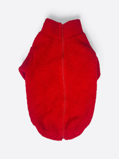 Teddy Fleece - Red Berry