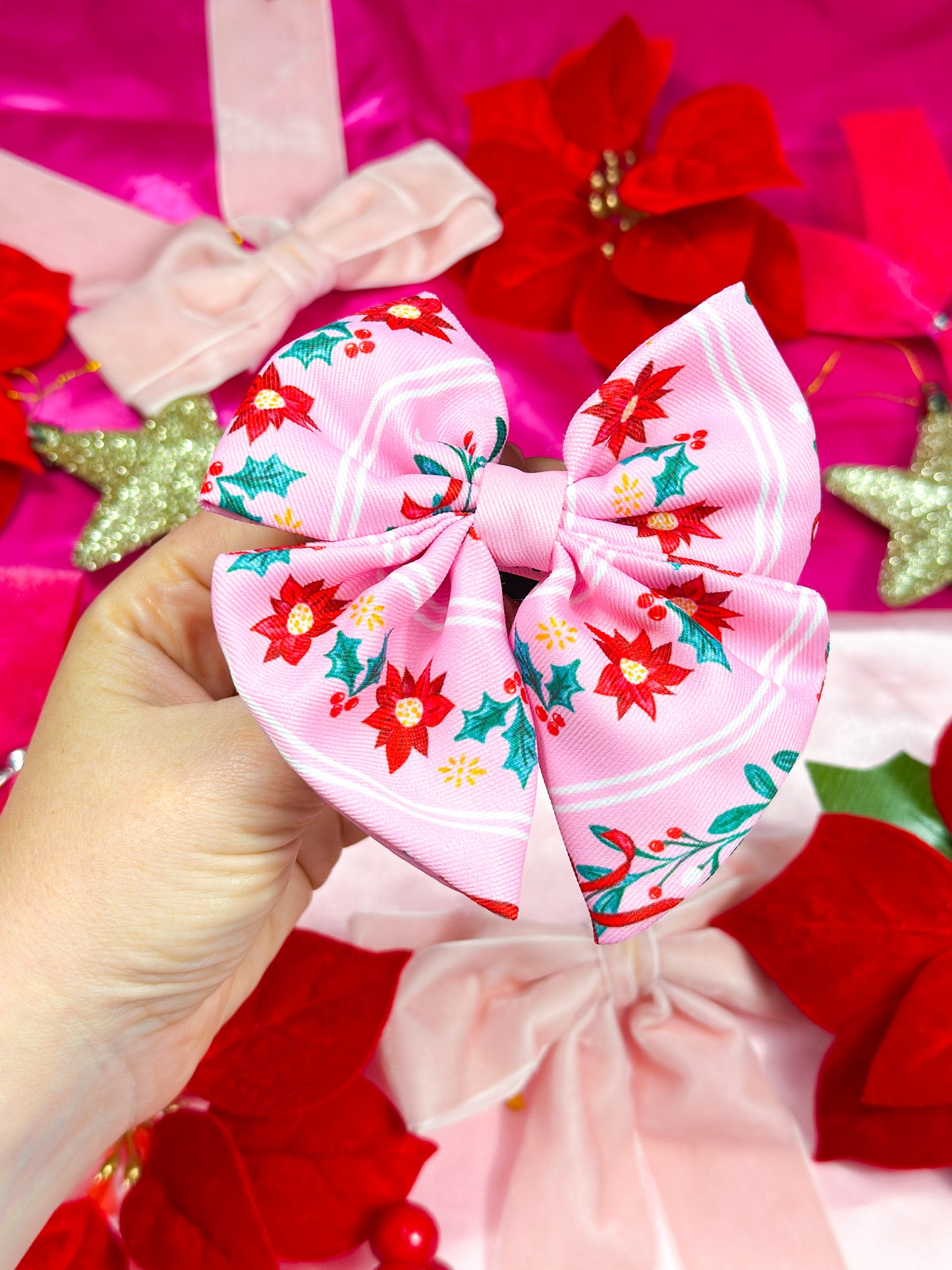 Merry Pinkmas Bow Tie