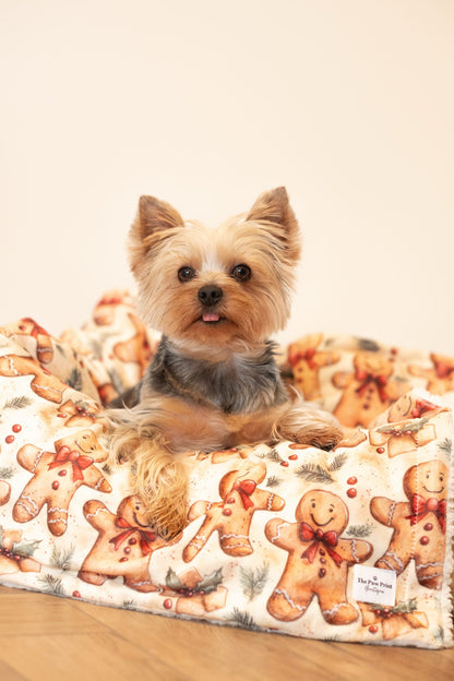 Gingerbread Grove Dog Blanket