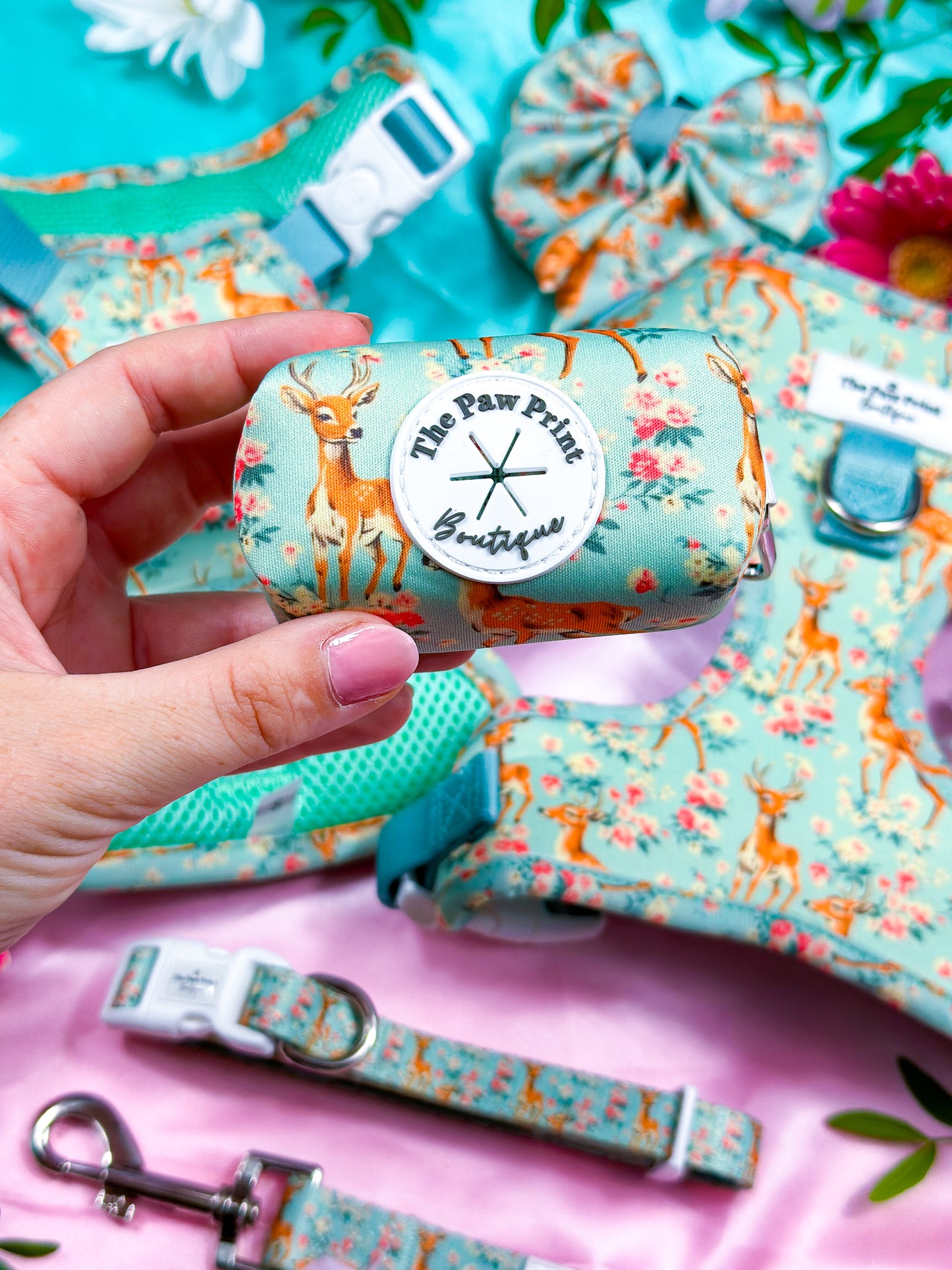 Bambi in Bloom Poo Bag Holder