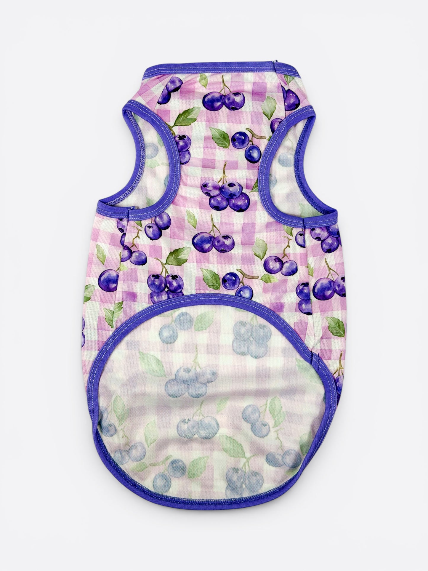 The Blueberry Gingham Cooling Vest