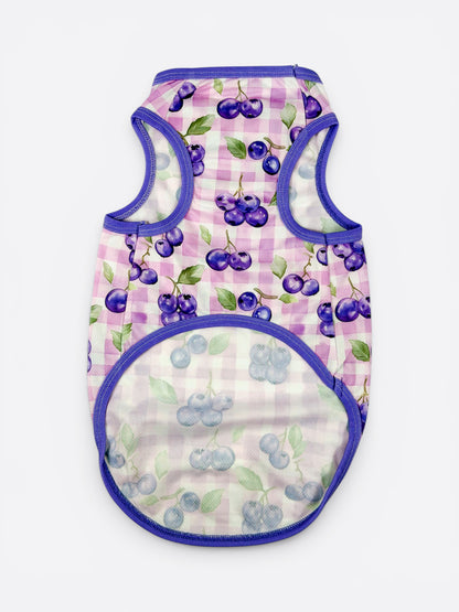 The Blueberry Gingham Cooling Vest