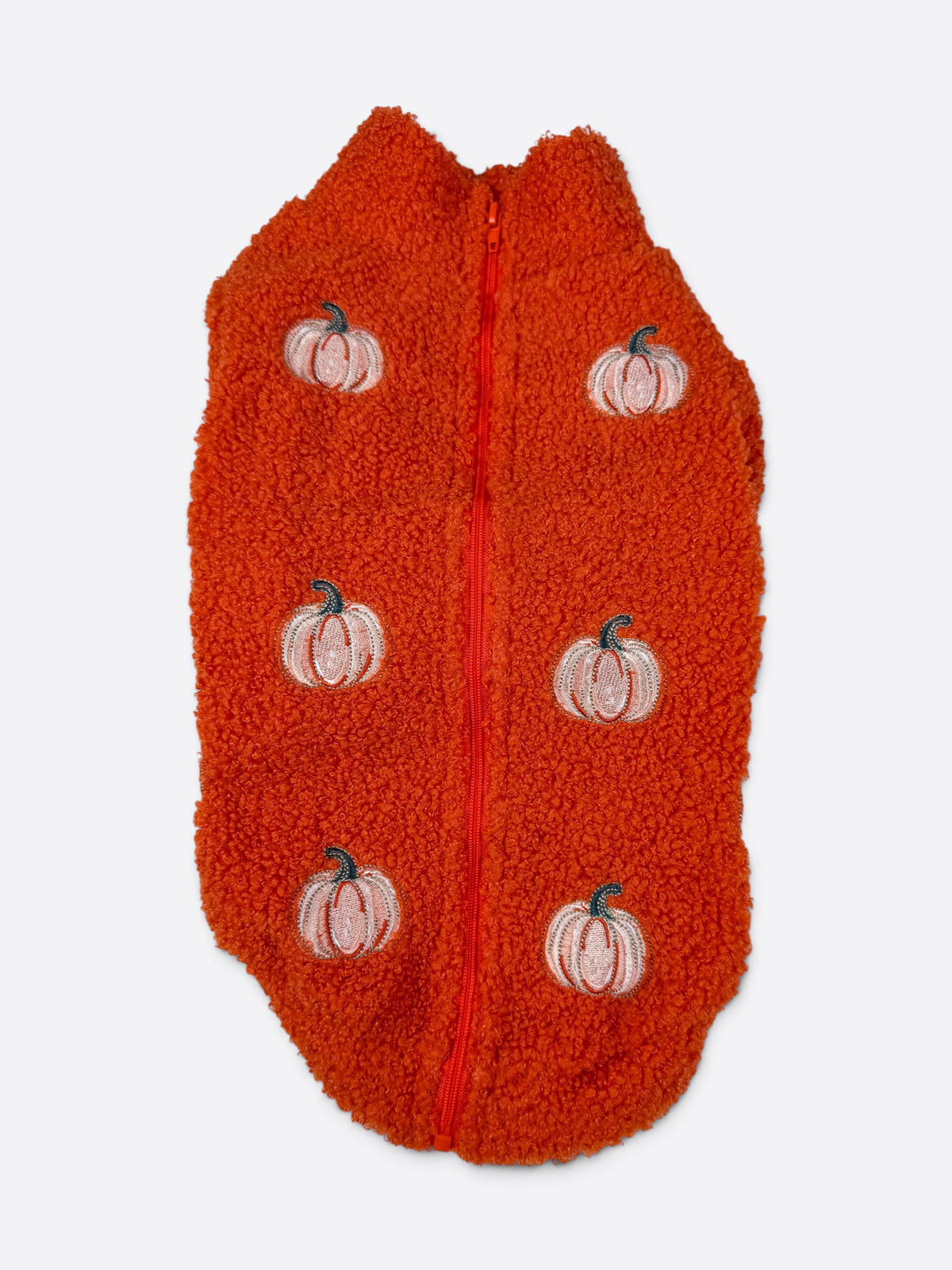 The Embroidered Pumpkins Teddy Fleece