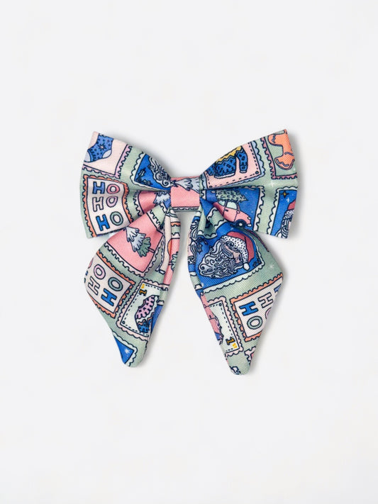 The Santas Stamps Bow Tie