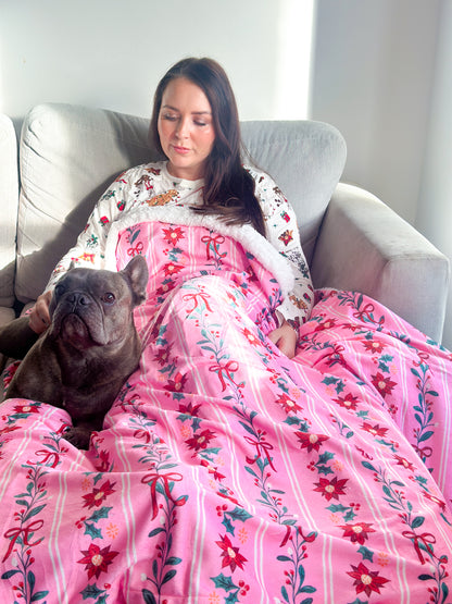 Merry Pinkmas Human Blanket