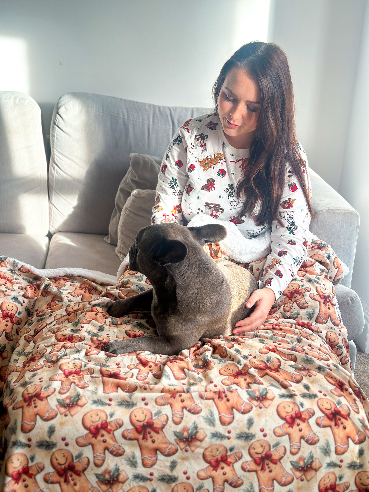 Gingerbread Grove Human Blanket