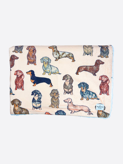 The Dachshund Dog Blanket