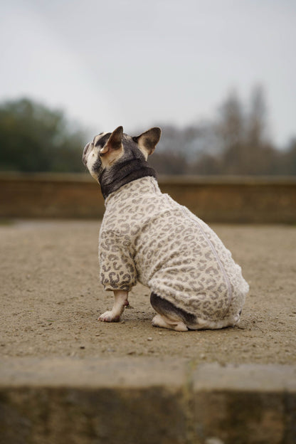 The Gold & Glittery Leopard Print Teddy Fleece