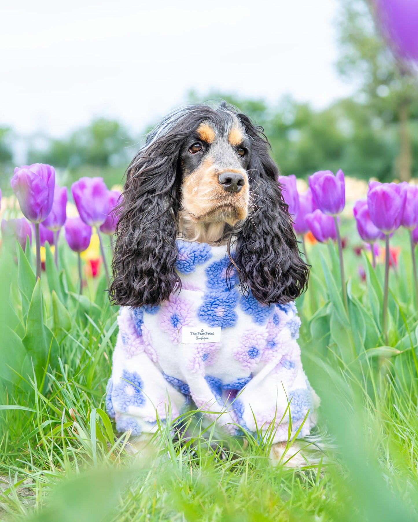 The Lavender Lilac Floral Fleece