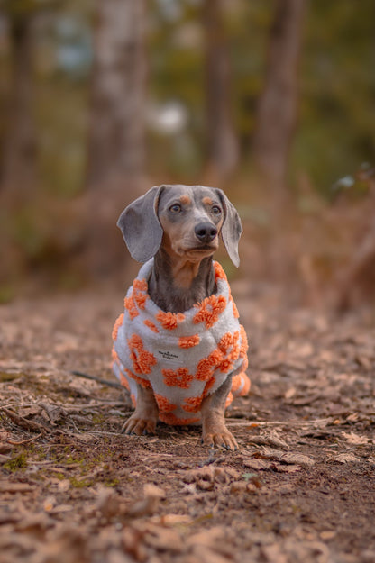 Orange Blossom Floral Fleece