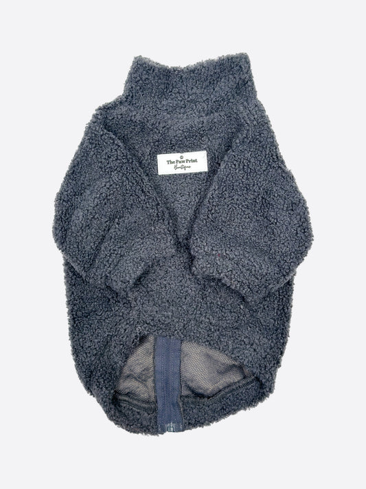 The Charcoal Grey Teddy Fleece