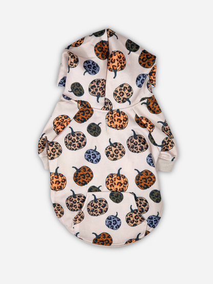 Leopawrd Pupkins Hoodie (All over Pumpkins)