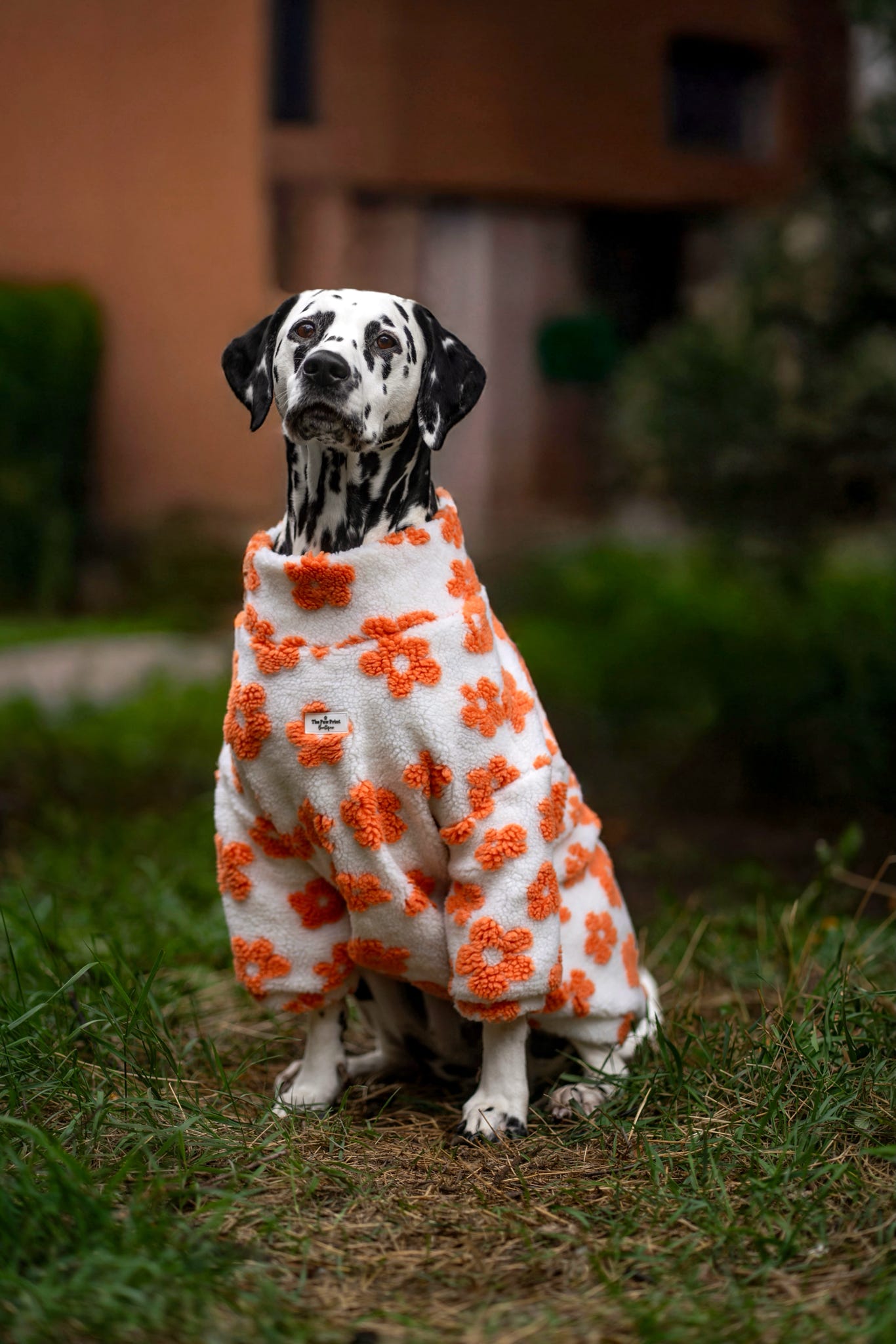 Orange Blossom Floral Fleece
