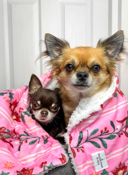 Merry Pinkmas Dog Blanket