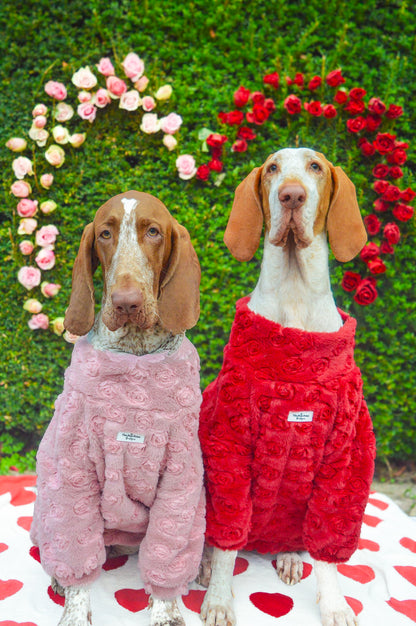 The Roses Fleece - Red