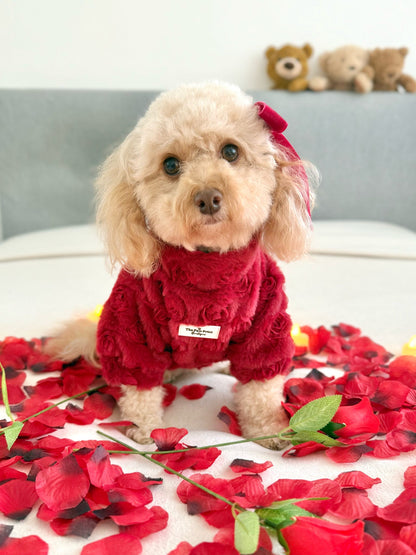 The Roses Fleece - Red